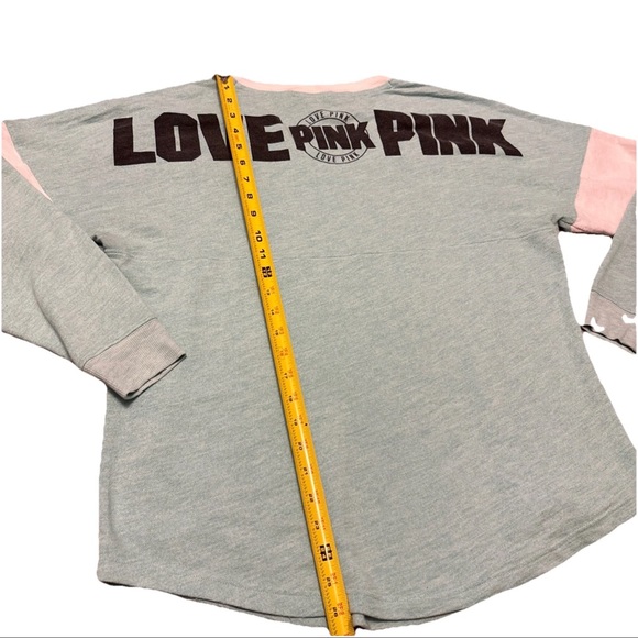 Victoria's Secret PINK Women’s Logo Pullover Campus Crewneck Sweatshirt Size M - Picture 15 of 15